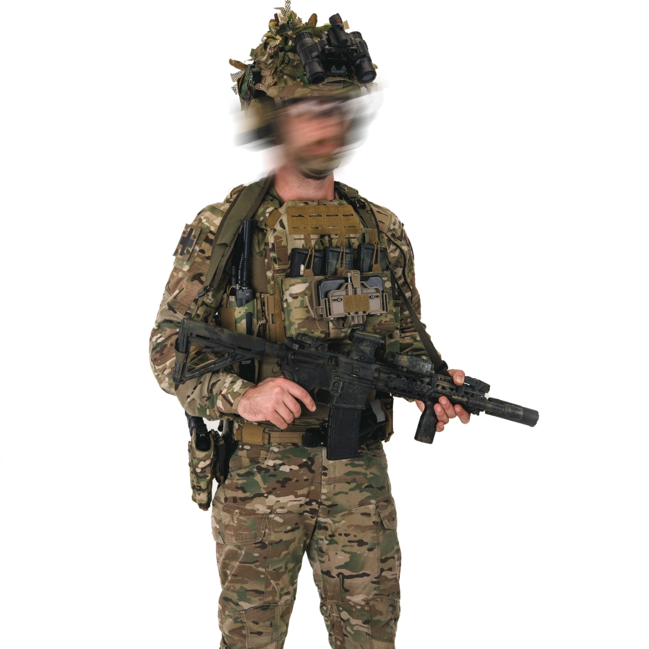 Tactical Phone Mount for Body Armour & Plate Carriers – MOLLE Compatible